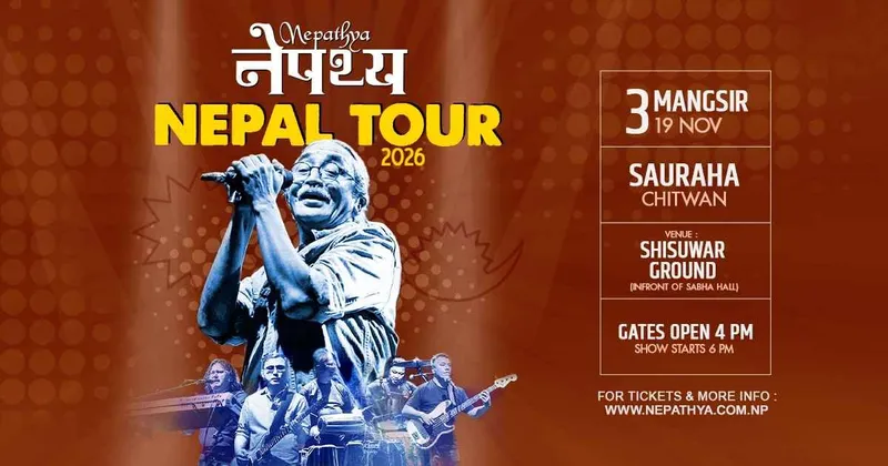 Nepathya live in Sauraha poster