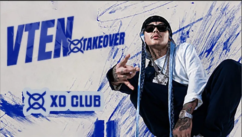 VTEN live at XO Club poster